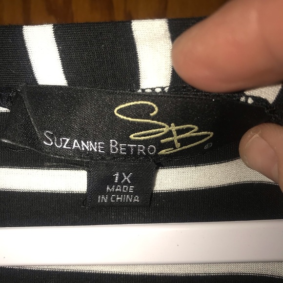 Striped A-Line Dress - Picture 4 of 4